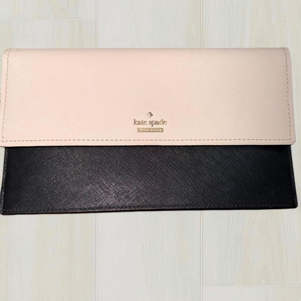 Kate-spade-new-york Women's Pink and Black Wallet-purses